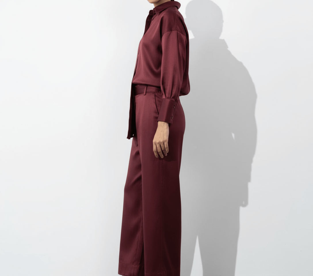 Solace Co - Ord (Burgundy) - Nure Dubai