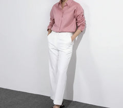 Solace Co - Ord (Pink & White) - Nure Dubai
