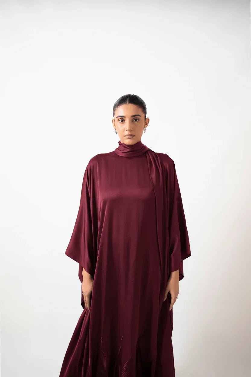 Zahra Noir (Burgundy) - Nure Dubai