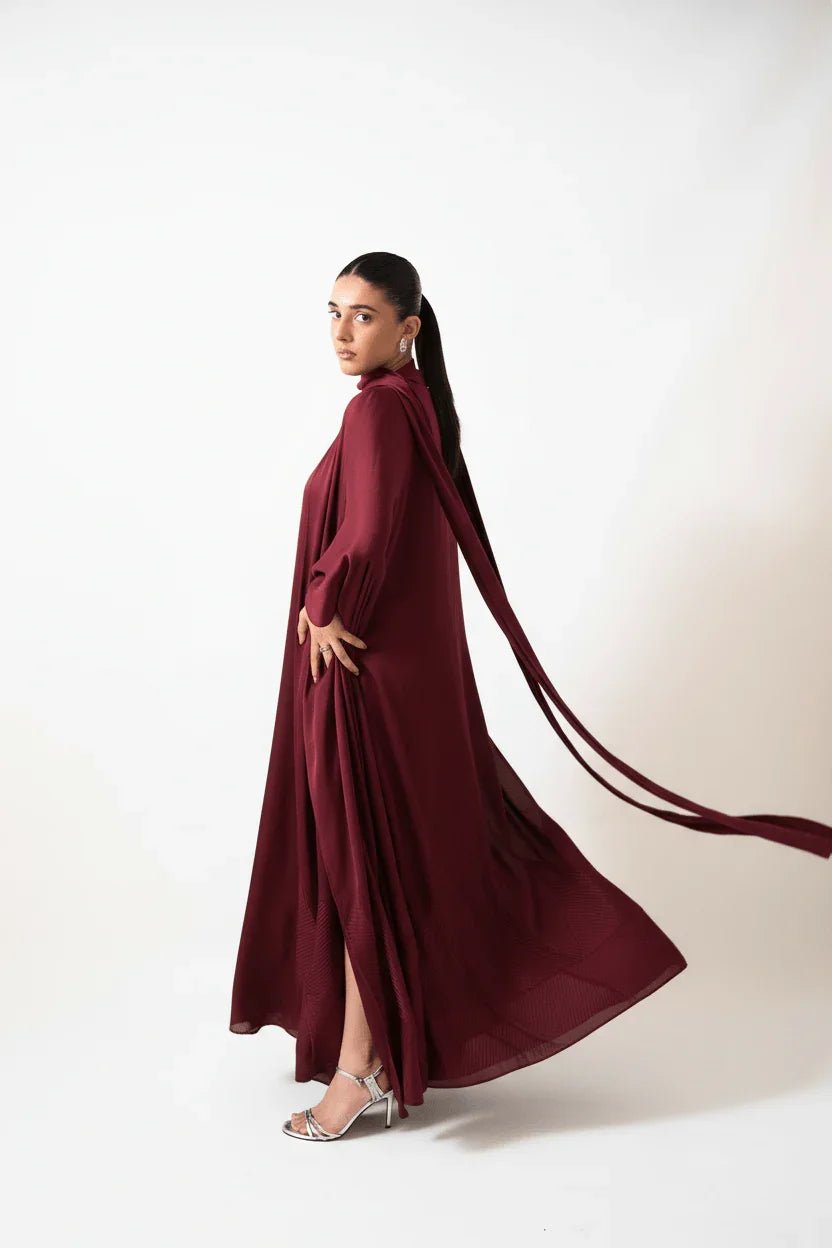 Zahra Noir (Burgundy) - Nure Dubai