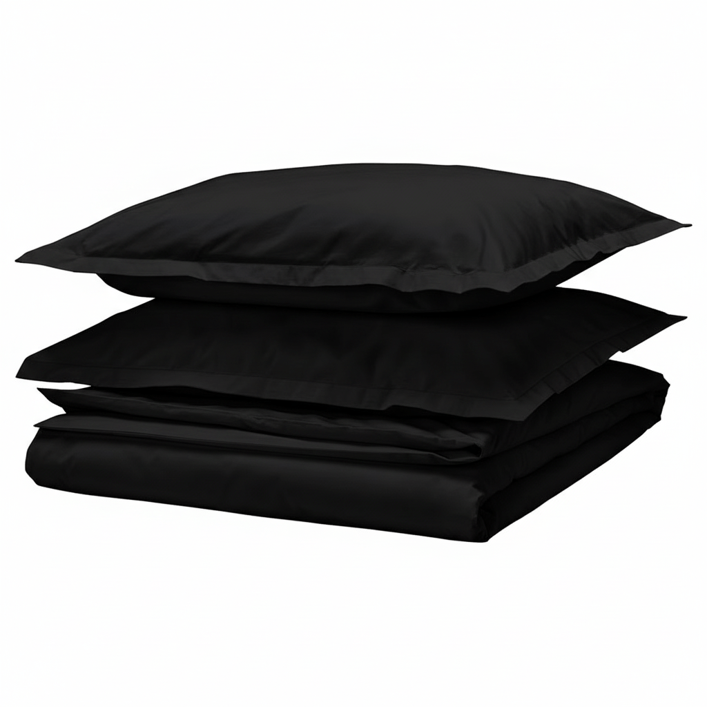 Cotton Duvet Set (Black) - Nure Dubai