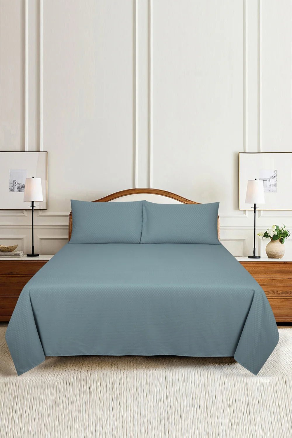 Light Blue Bed Sheet Set - Nure Dubai