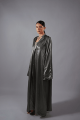 Monarch Abaya (Grey) - Nure Dubai