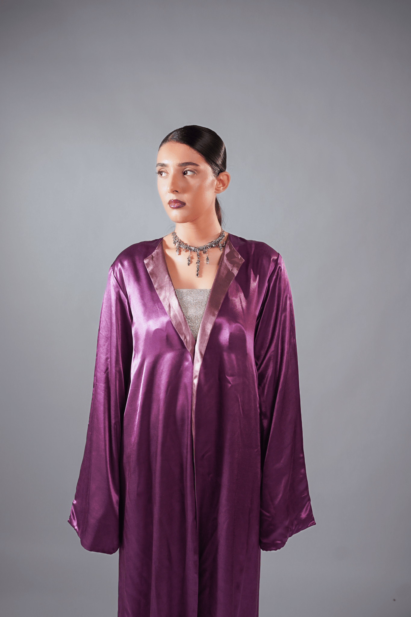 Silk Drown (Plum/Mauve) - Nure Dubai