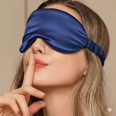 Silk Sleep Mask (Blue) - Nure Dubai