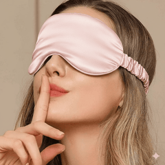 Silk Sleep Mask (Pink) - Nure Dubai
