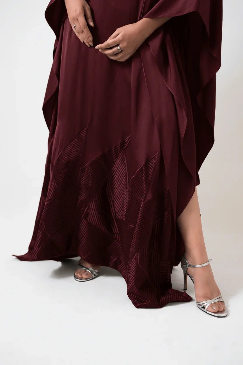 Zahra Noir (Burgundy) - Nure Dubai