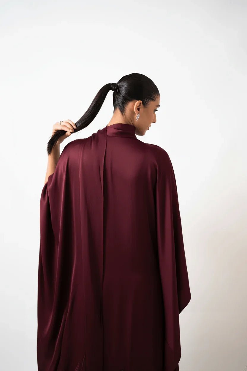 Zahra Noir (Burgundy) - Nure Dubai